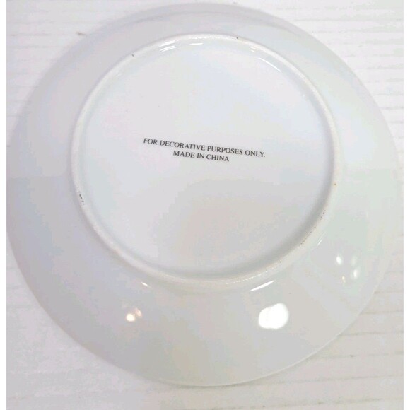 Lot of 3 Decorative 6" Plates Folk Art Country Kitchen Wall Hanging Set Decor - Picture 4 of 4